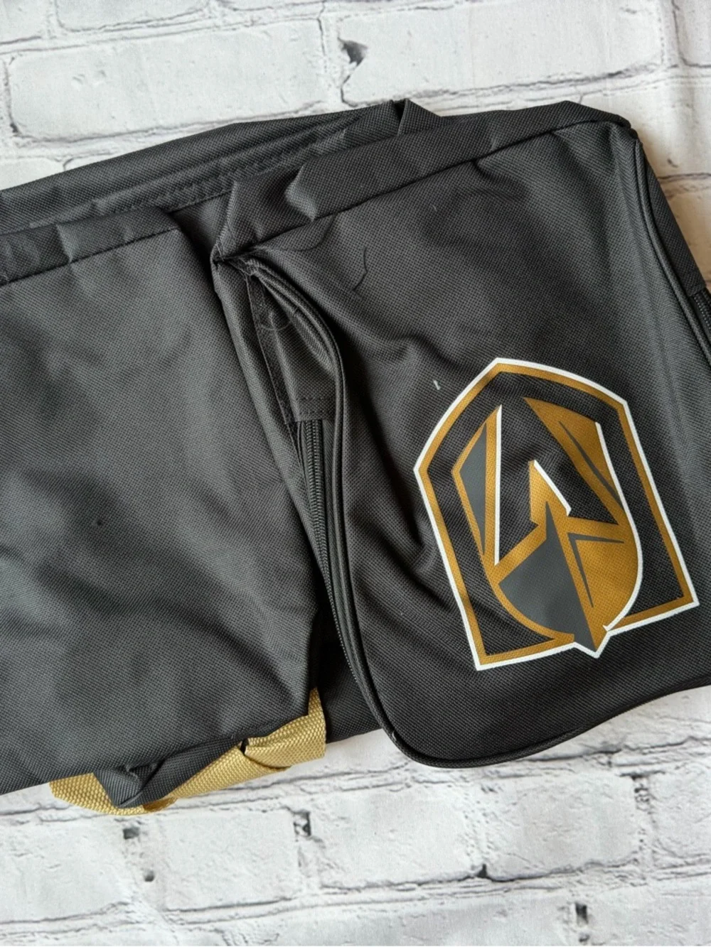 NEW NHL Las Vegas Golden Knights Duffel Bag Black Station Casino VGK Hockey